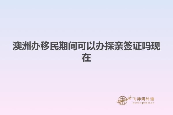 澳洲办移民期间可以办探亲签证吗现在