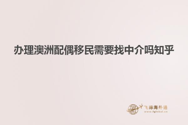 办理澳洲配偶移民需要找中介吗知乎