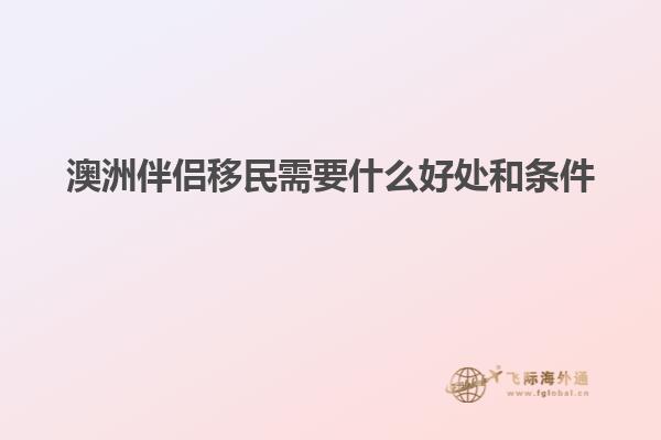 澳洲伴侣移民需要什么好处和条件
