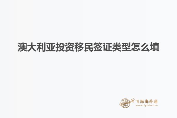 澳大利亚投资移民签证类型怎么填