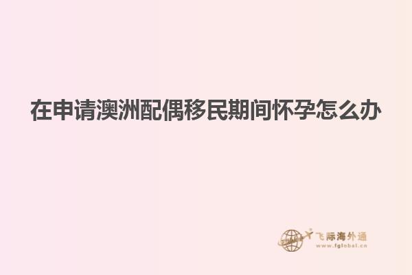 在申请澳洲配偶移民期间怀孕怎么办