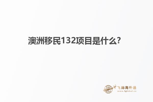 澳洲移民132项目是什么？