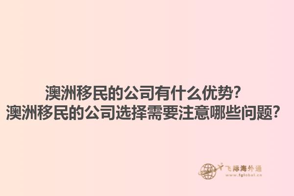 澳洲移民的公司有什么优势？澳洲移民的公司选择需要注意哪些问题？1.jpg