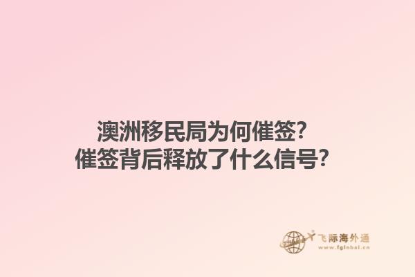 澳洲移民局为何催签？催签背后释放了什么信号？1.jpg