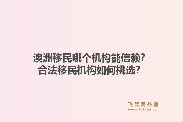 澳洲移民哪个机构能信赖？合法移民机构如何挑选？1.jpg