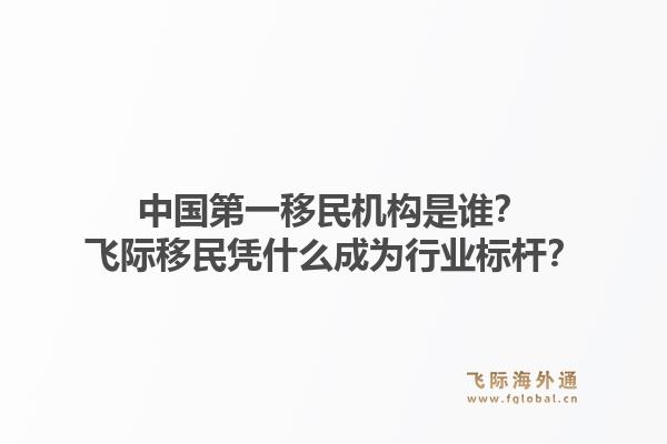 中国第一移民机构是谁？飞际移民凭什么成为行业标杆？