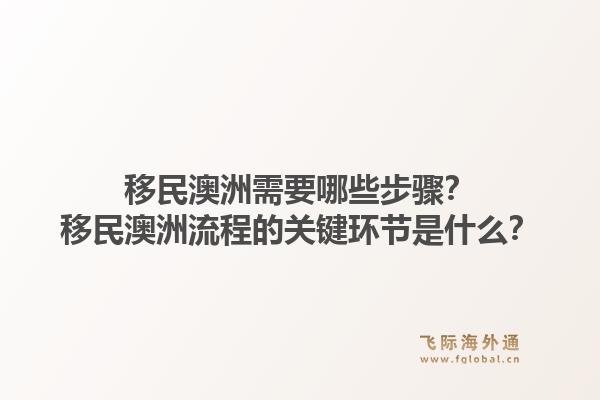 移民澳洲需要哪些步骤?移民澳洲流程的关键环节是什么?1.jpg